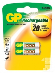 baterie GP AAA NiMH 1000mAh