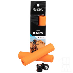 gripy WOLF TOOTH Karv Grips 6,5 mm orange