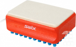kartáč SWIX T166B combi nylon/s jemnou bílou plstí