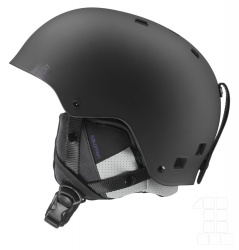 lyžařská helma Salomon Brigade black matt XS 13/14