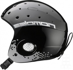 lyžařská helma Salomon ZOOM JR black JR 10/11