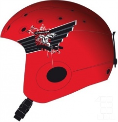 lyžařská helma Salomon ZOOM JR red S