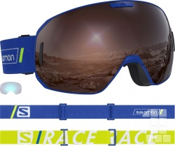 lyžařské brýle Salomon S/MAX race blue/solar silver 18/19