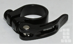 objímka sedlovky TRANZ-X RU 31,8mm černá