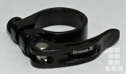 objímka sedlovky TRANZ-X RU 34,9 černá