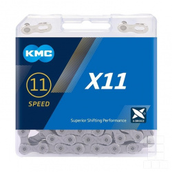 řetěz KMC X-11 silver/grey 114 čl. box