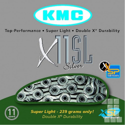řetěz KMC X-11 SL Silver Superlight