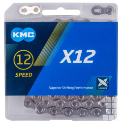 řetěz KMC X-12 silver 126 článků box