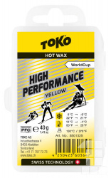 vosk TOKO High Performance 40g yellow 0/-6°C