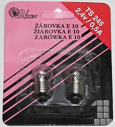 žárovka 2,4V/0,5A Z-TS24 B2