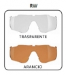 brýle SALICE 016RW green-blue/RWgreen/clear + oran