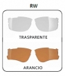 brýle SALICE 018RW white-blue/RWblue/clear + orang