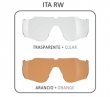 brýle SALICE 018RW black-red/RW red/clear + orange