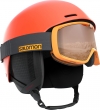 lyžařská helma Salomon Brigade orange pop S  18/19