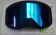 brýle KOO Edge black/mirror blue