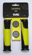 gripy WAG double D černo/žluté 125mm